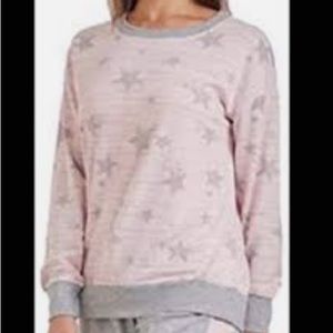 SPLENDID Women Stars Print Sweatshirt  | XL